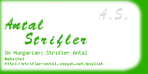 antal strifler business card